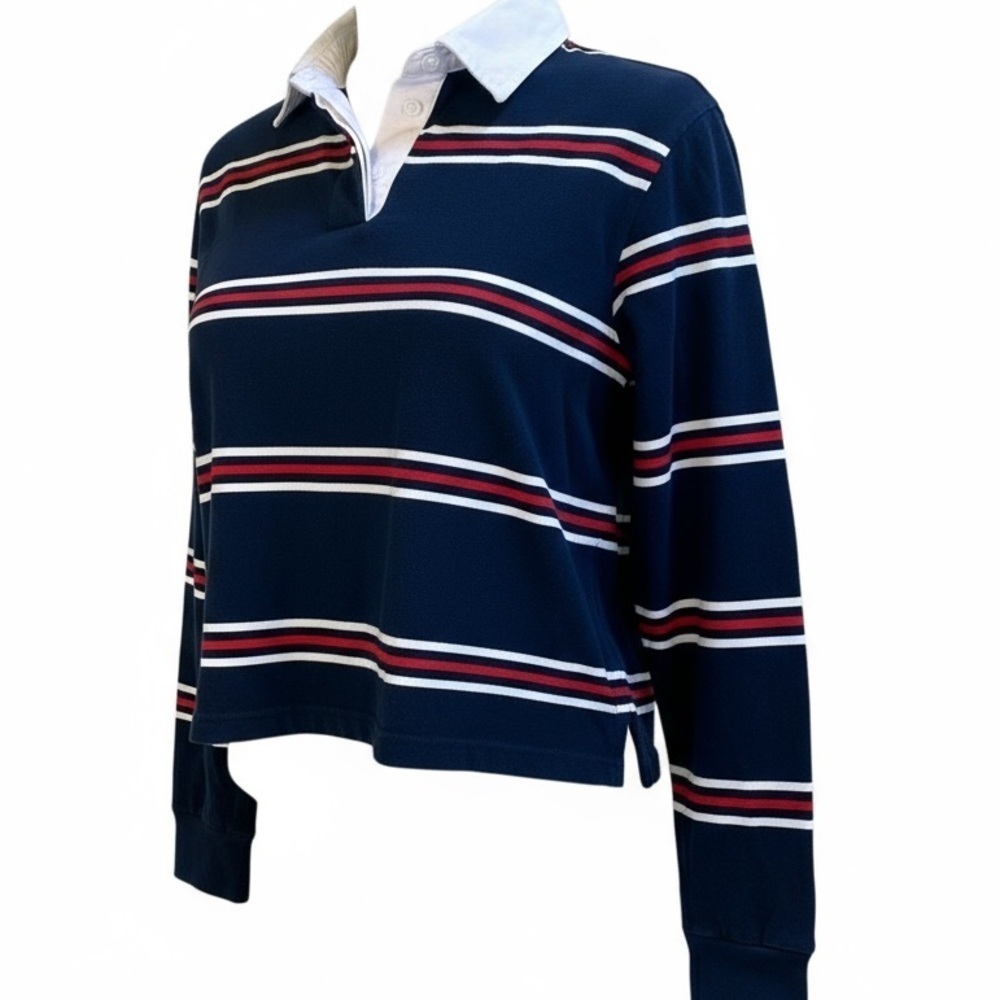 Brandy Melville/John Galt Striped Rugby Shirt One Size